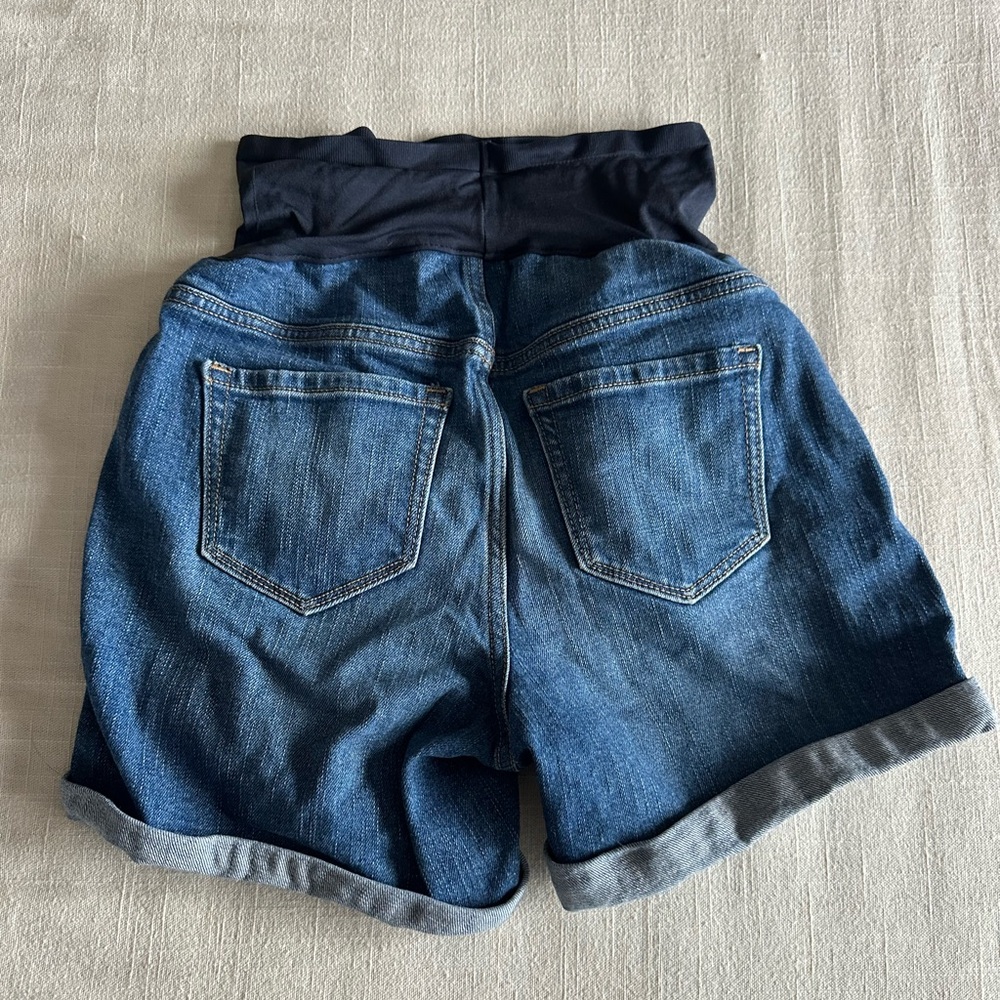 Old Navy Maternity Shorts [dark wash] - Picture 2 of 3
